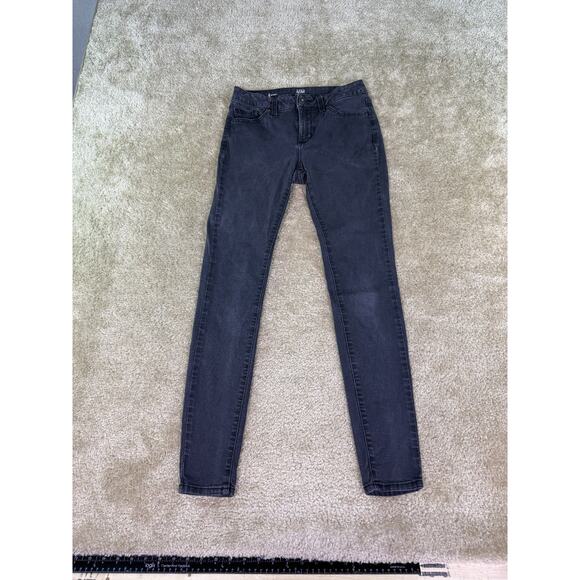 a.n.a. A New Approach Jeans Black Soft Stretch Jegging Ankle Skinny Size 4 D241 - Picture 1 of 13